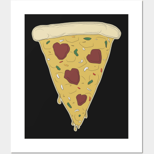 i <3 pizza Posters and Art